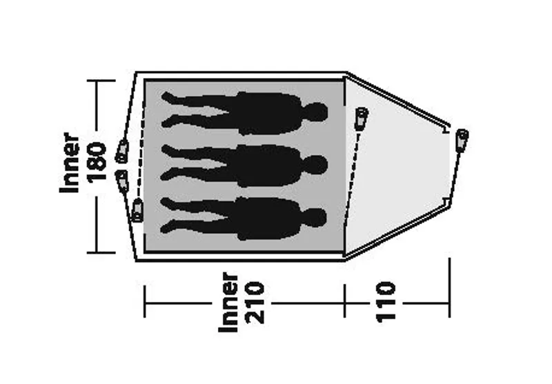 Outwell Cloud 3 Tent - DEMO MODEL-2